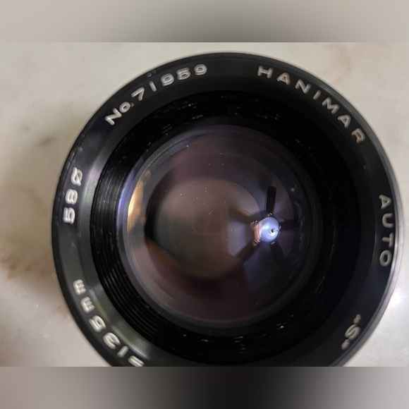 Hanimar Auto S 1:2.8 F 135mm M42 Mount Lens #71959 Made In Japan Vintage - Picture 2 of 5